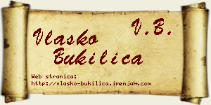 Vlaško Bukilica vizit kartica